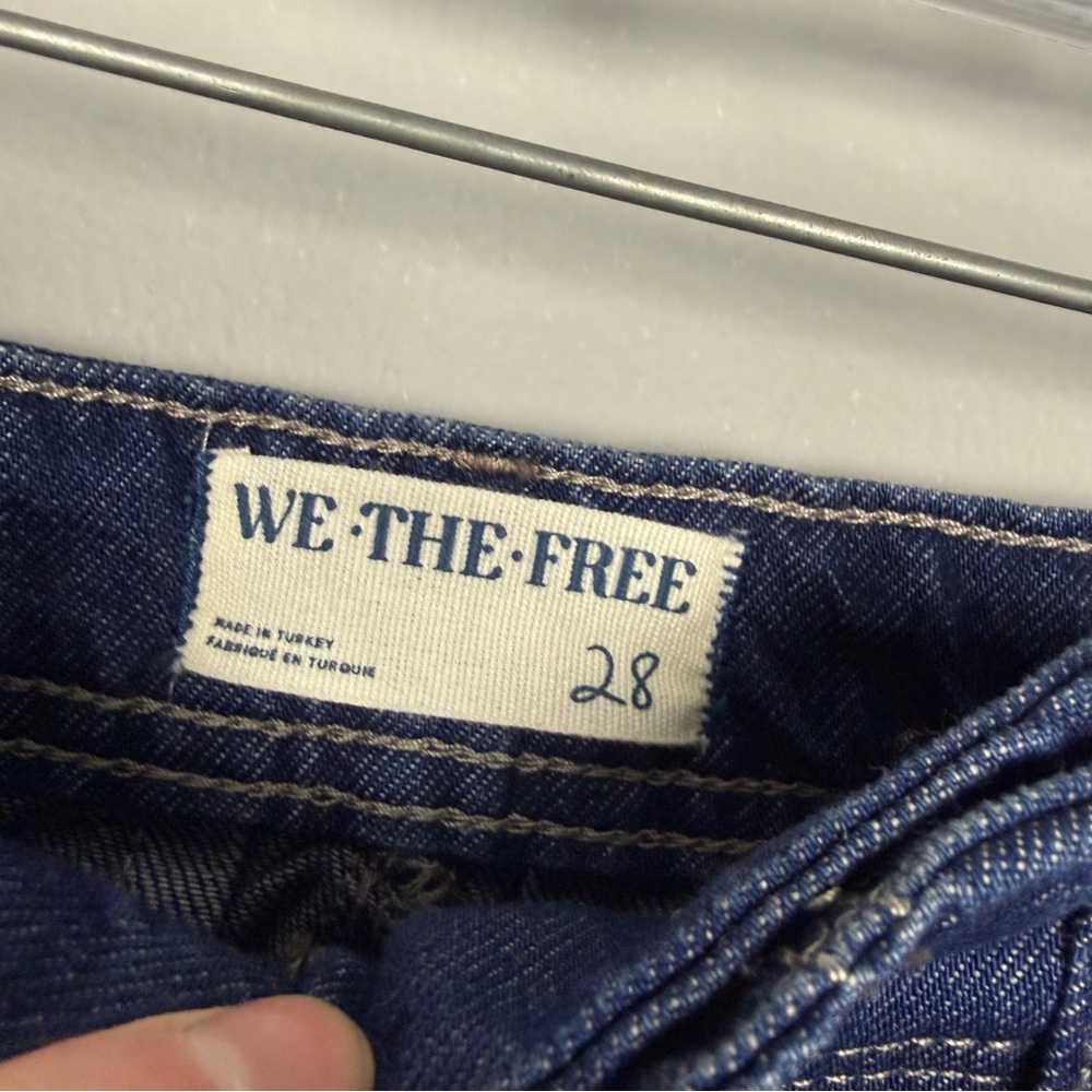 Free People Equinox Ultra Wide Leg Trouser Denim Jeans - Picture 5 of 7